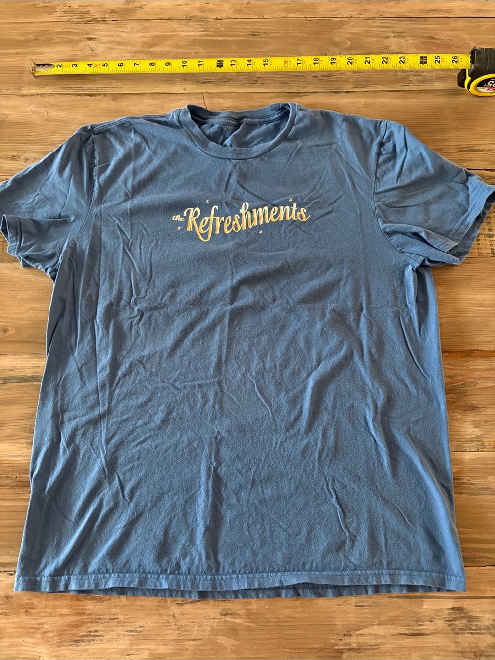 Men's Blue Logo Crewneck T-Shirt